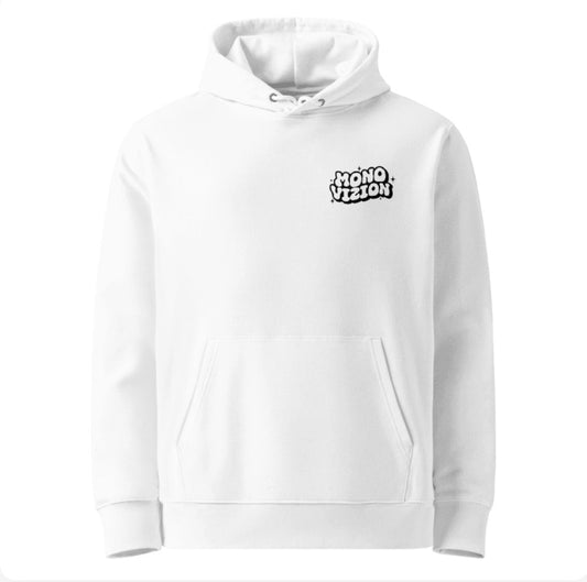White MonoVizion Hoodie